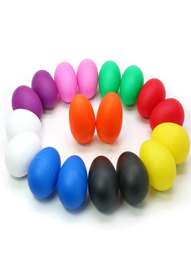Litoexpe 18 PCS Plastic Egg Shaker Set (9 Color), Musical Hand Percussion Shakers, Musical Egg Maracas Percussion Instruments - Image 4